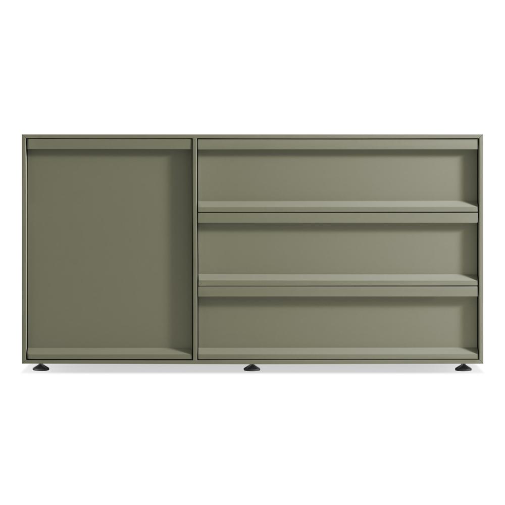 Superchoice 1 Door / 3 Drawer Credenza storage BluDot Grey Green