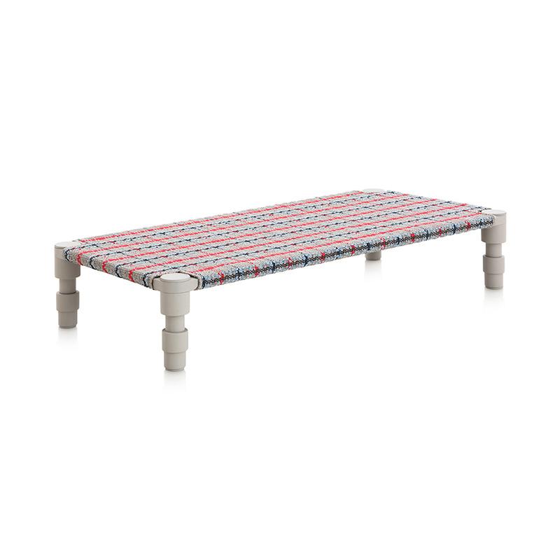 Garden Layers Single Indian Bed Bed Gan Tartan blue