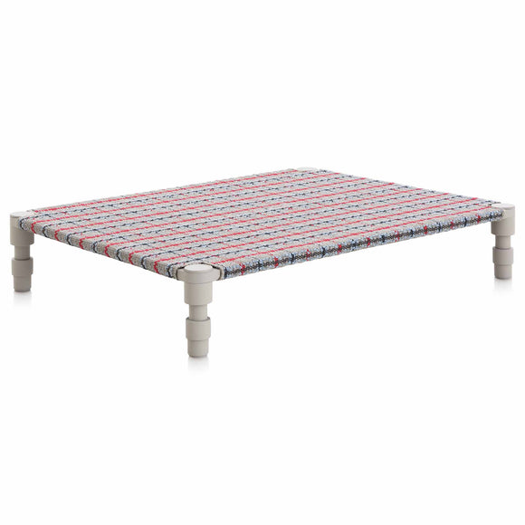 Garden Layers Double Indian Bed Bed Gan Tartan blue