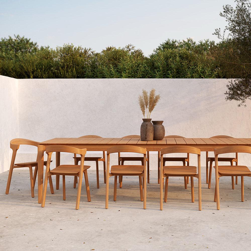 Teak Bok Outdoor Dining Chair Chairs Ethnicraft