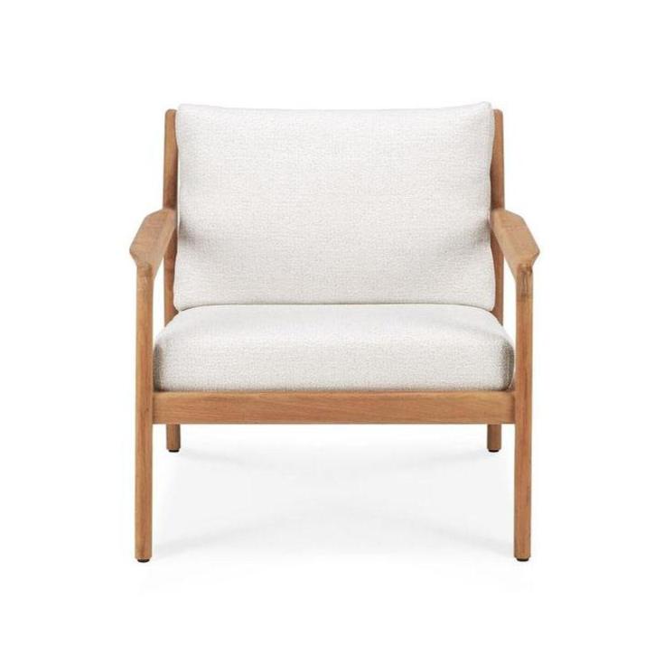 Teak Jack outdoor Lounge Chair Outdoors Ethnicraft Off white