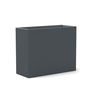 Tessellate Rectangle Planter planter Loll Designs Charcoal Grey Rectangle 24 