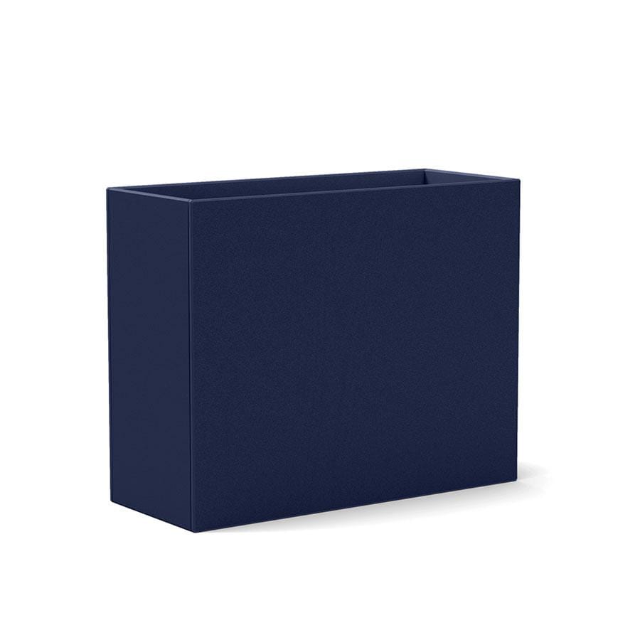 Tessellate Rectangle Planter planter Loll Designs Navy Blue Rectangle 24