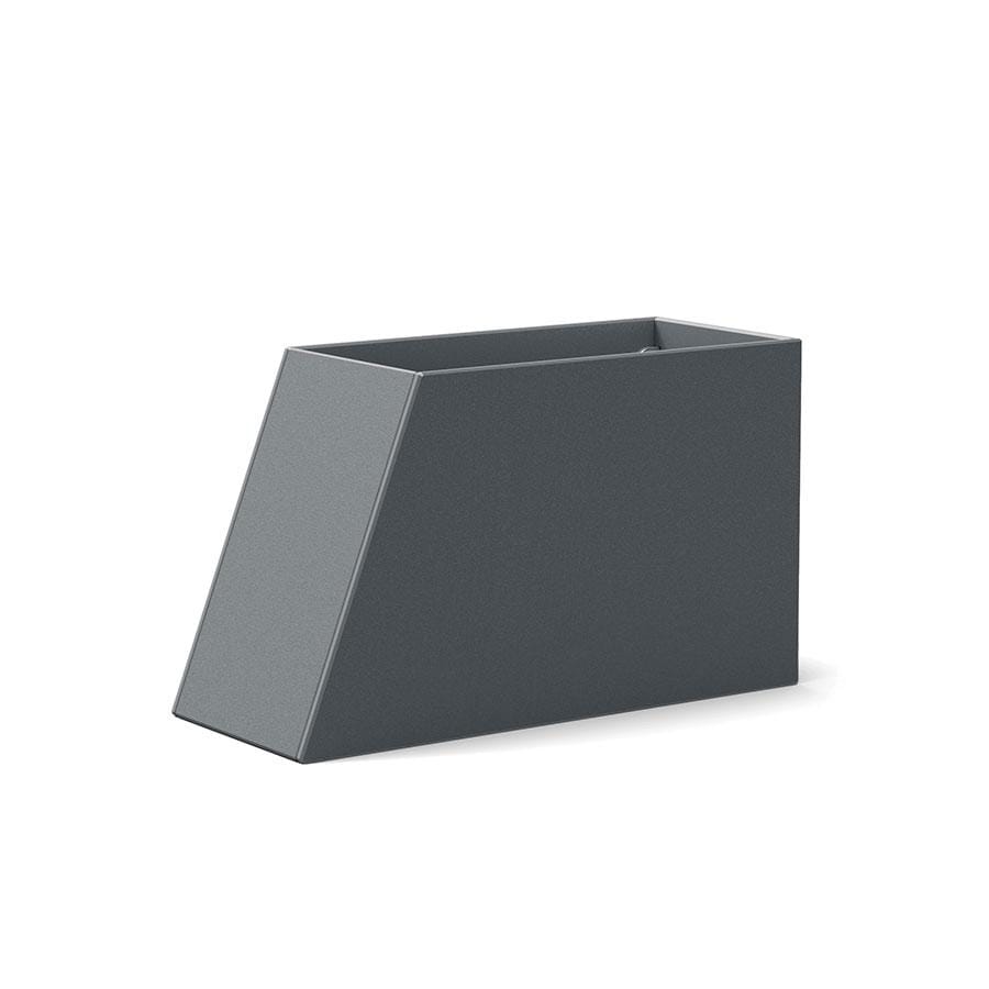 Tessellate Slope Planter planter Loll Designs Charcoal Grey Slope 18