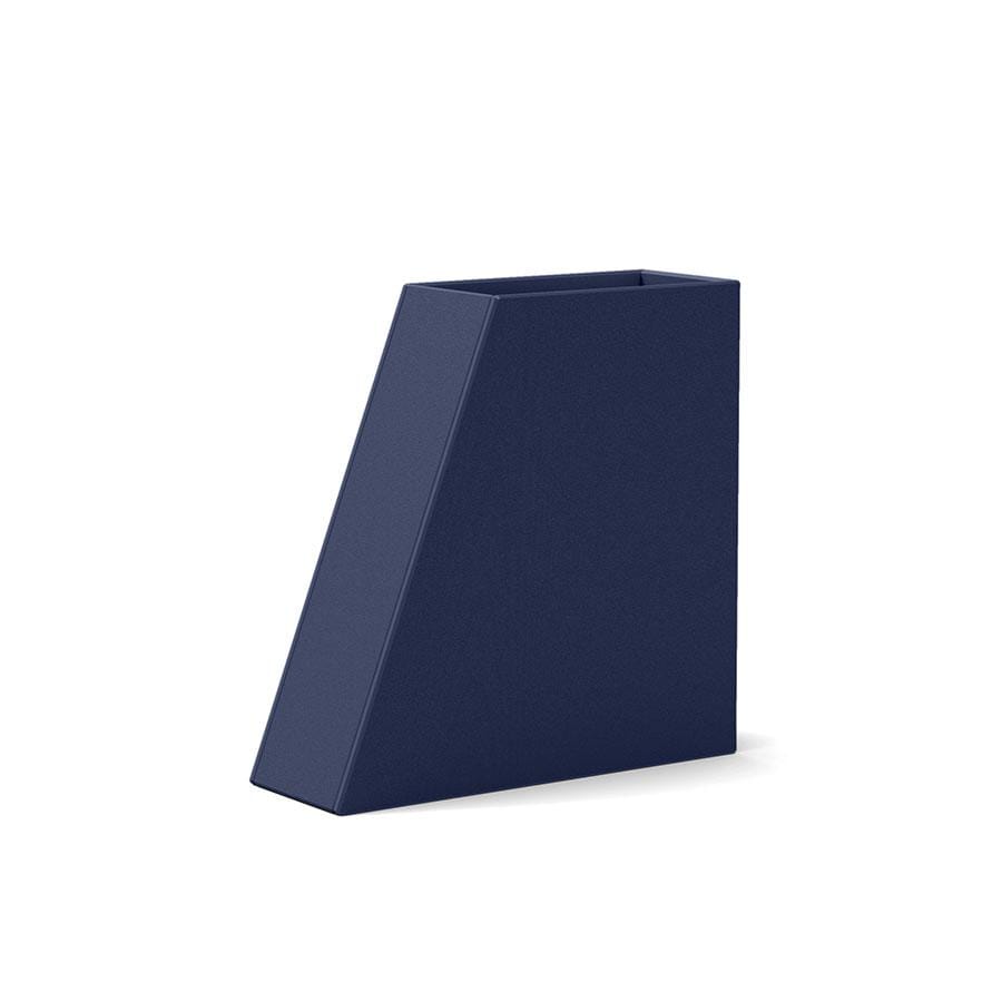 Tessellate Slope Planter planter Loll Designs Navy Blue Slope 24 Slim