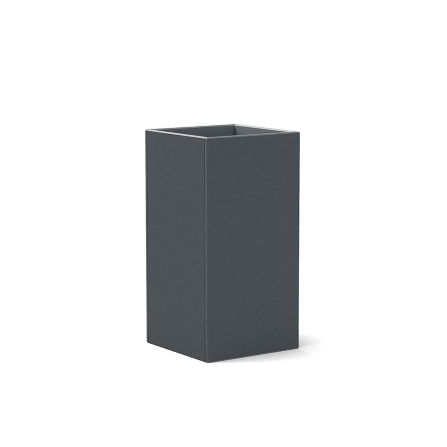 Tessellate Square Planter planter Loll Designs Charcoal Grey Square 24