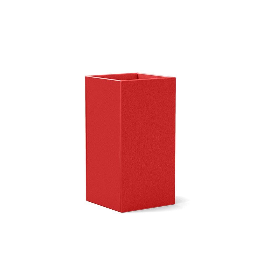 Tessellate Square Planter planter Loll Designs Apple Red Square 24