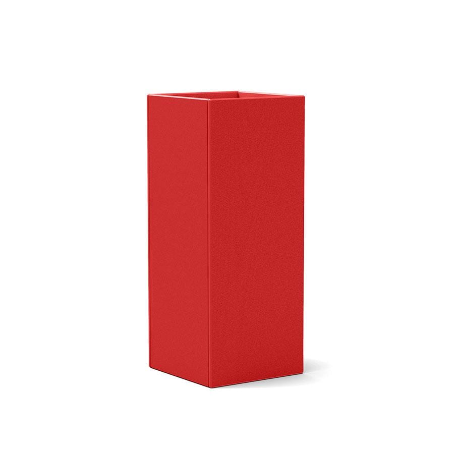 Tessellate Square Planter planter Loll Designs Apple Red Square 30