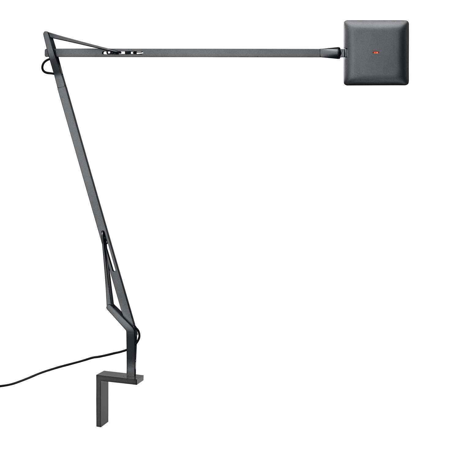 Kelvin Edge LED Table Lamp Table Lamps Flos Titanium Wall Arm