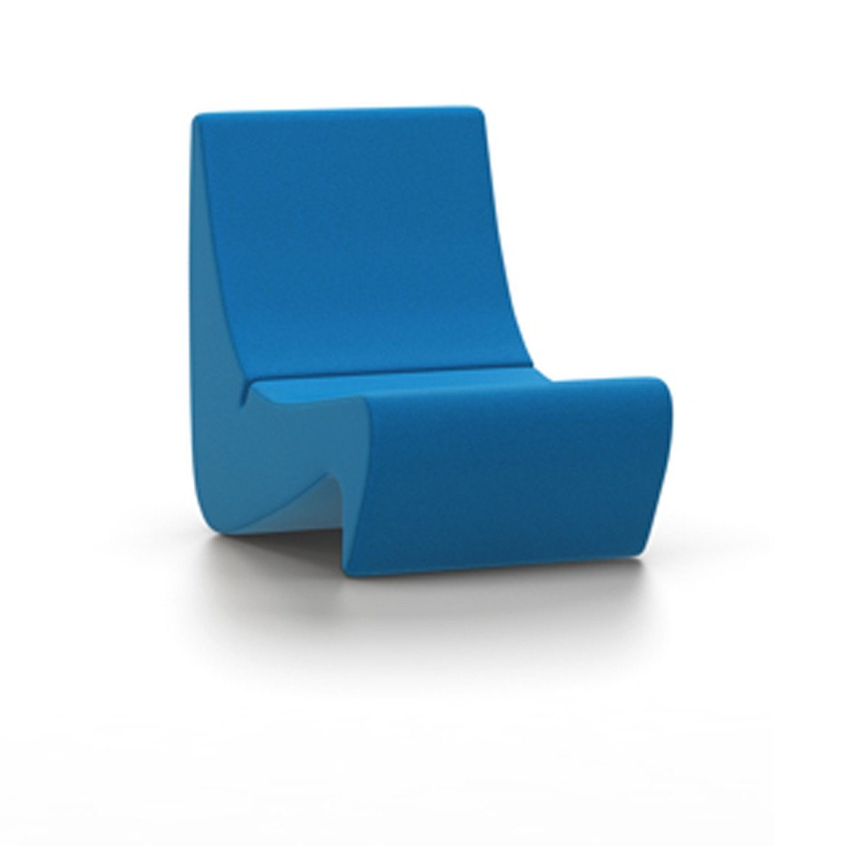 Panton Amoebe Chair lounge chair Vitra Tonus - Blue