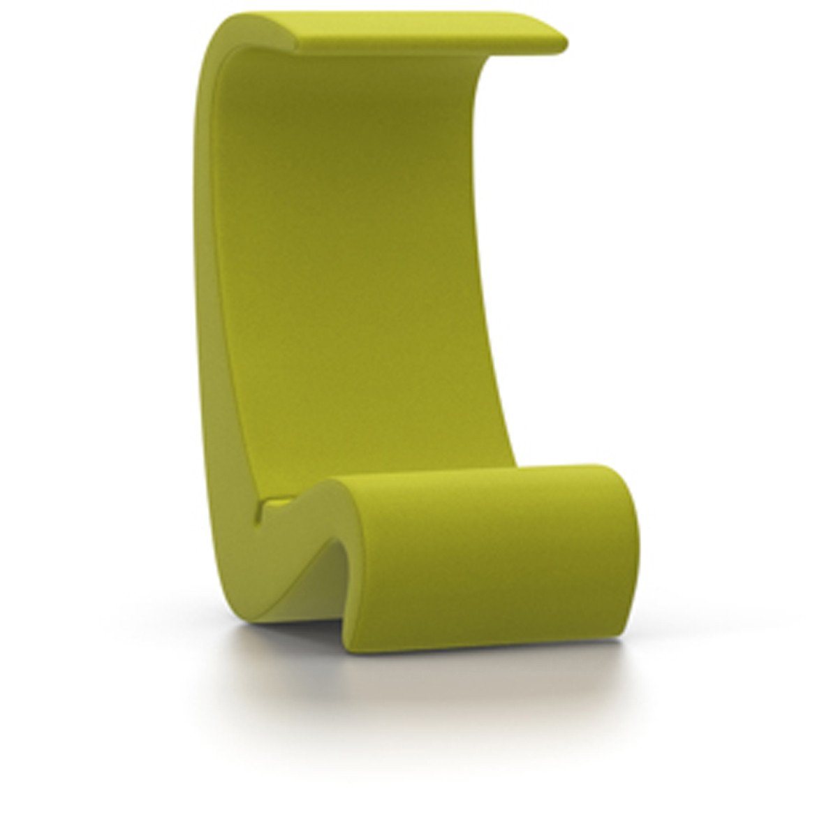 Amoebe Highback Chair lounge chair Vitra Tonus - Lime Green