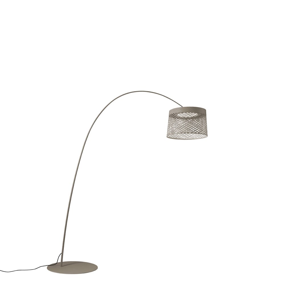Twiggy Grid Floor Lamp Floor Lamps Foscarini Greige