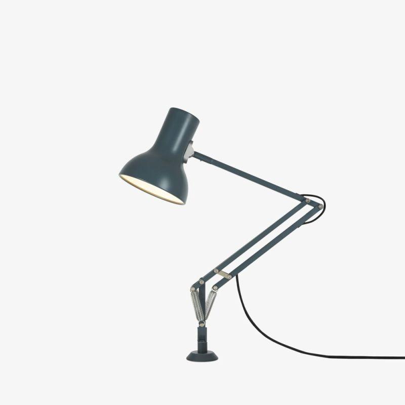 Type 75 Mini Desk Lamp Table Lamps Anglepoise Lamp with Insert Slate Grey