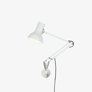Type 75 Mini Desk Lamp Table Lamps Anglepoise Lamp with Wall Bracket Alpine White 