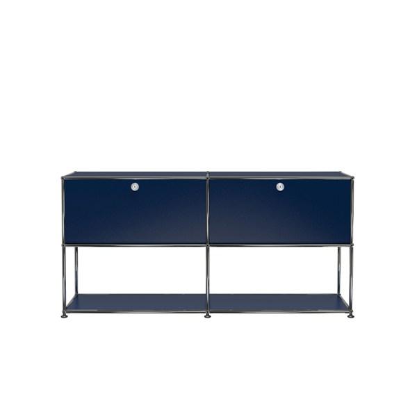 USM Haller Credenza F2 storage USM Steel Blue