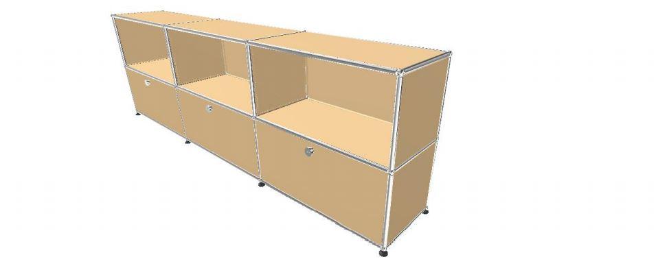 USM Haller Credenza - 6 compartments 1.3 storage USM USM Beige