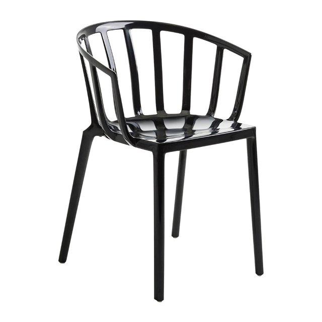 Venice Chair Chairs Kartell Black