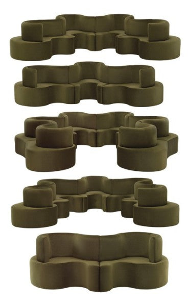 Panton Cloverleaf 6 Unit Sofa Sofa verpan