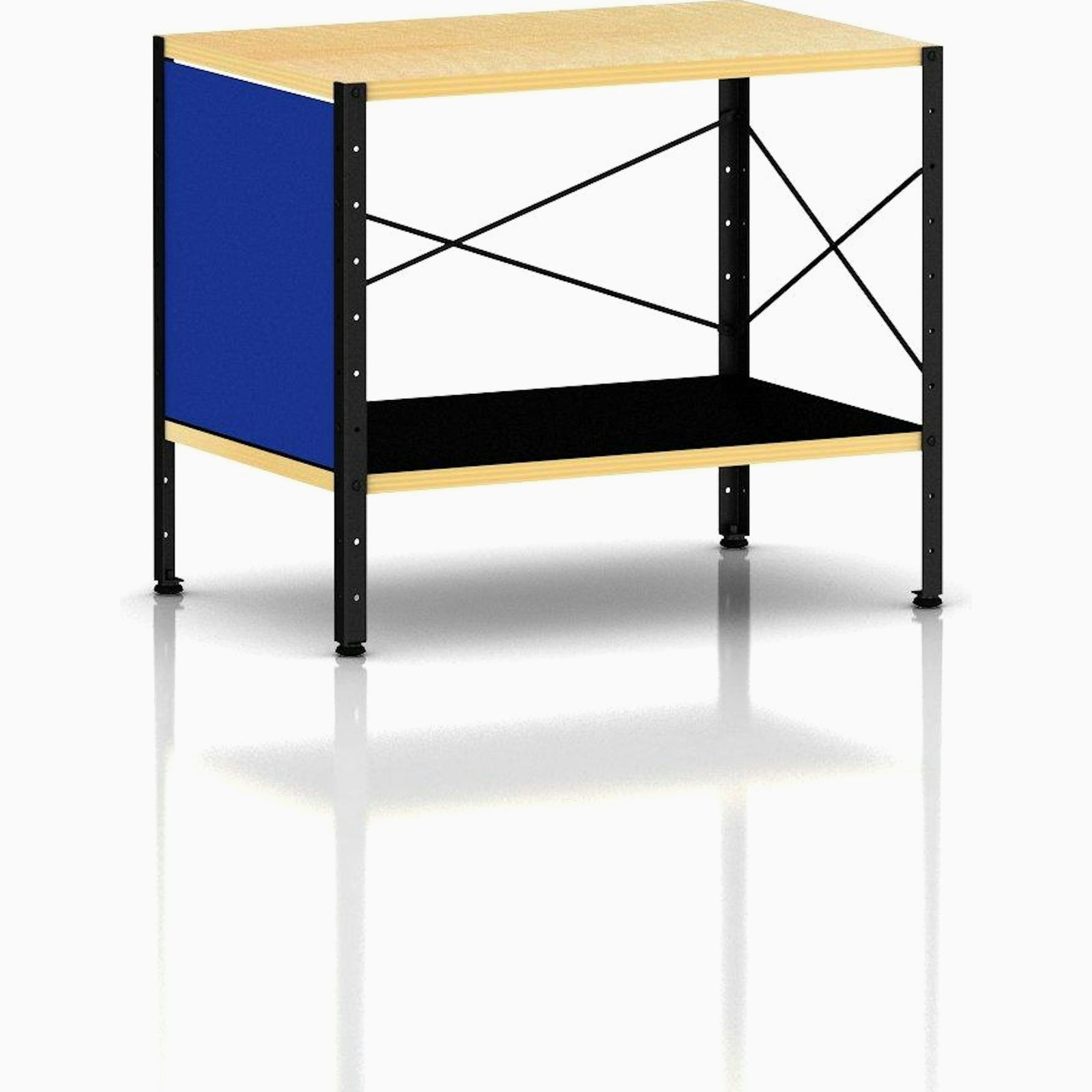 Eames ESU150 by Herman Miller / Eames Storage Unit storage herman miller Vibrant Colors Black Frame + $39.00