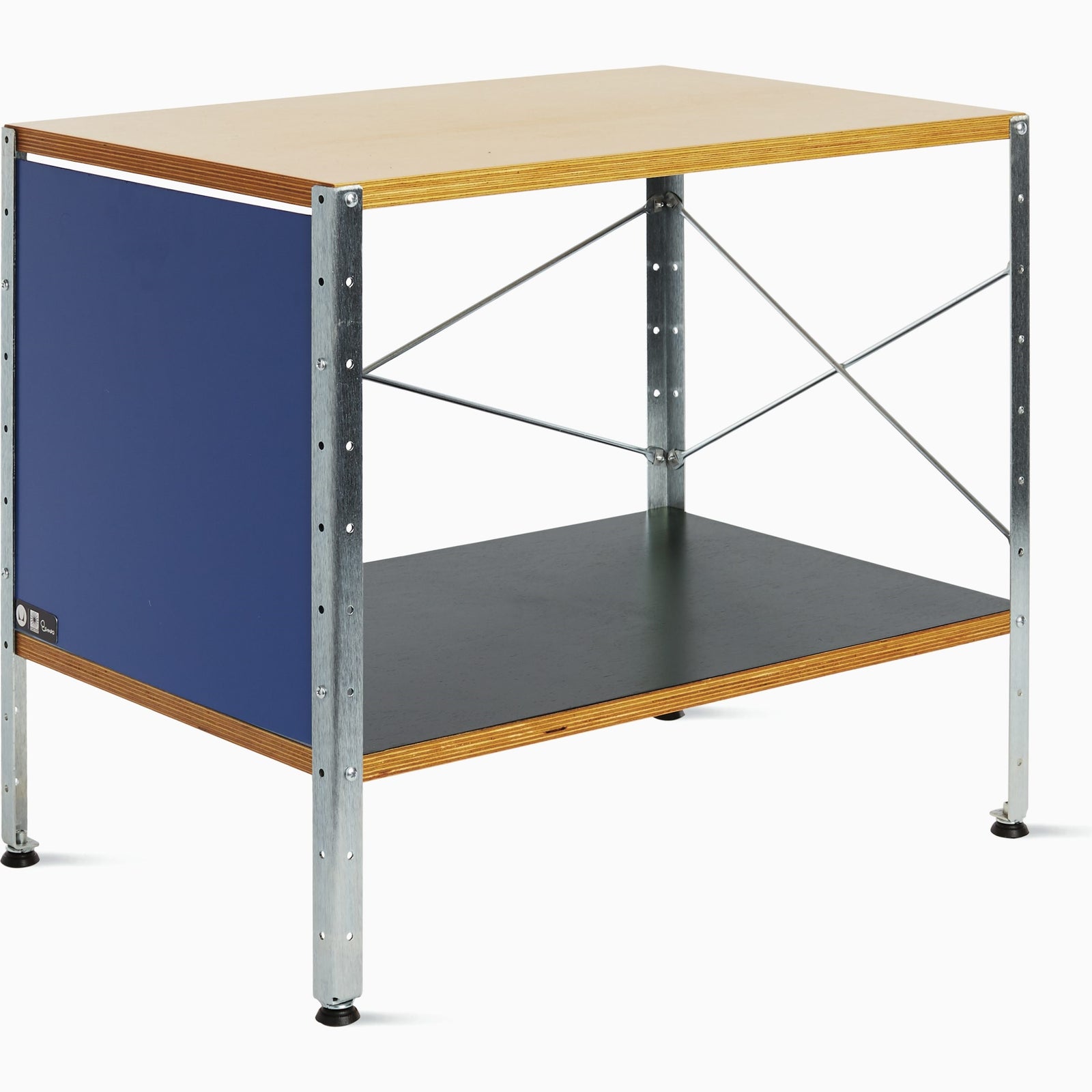 Eames ESU150 by Herman Miller / Eames Storage Unit storage herman miller Vibrant Colors Zinc Plated Frame