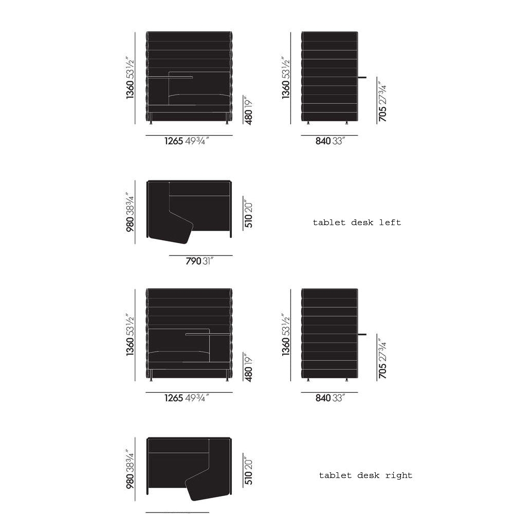 Alcove Plus Work sofa Vitra