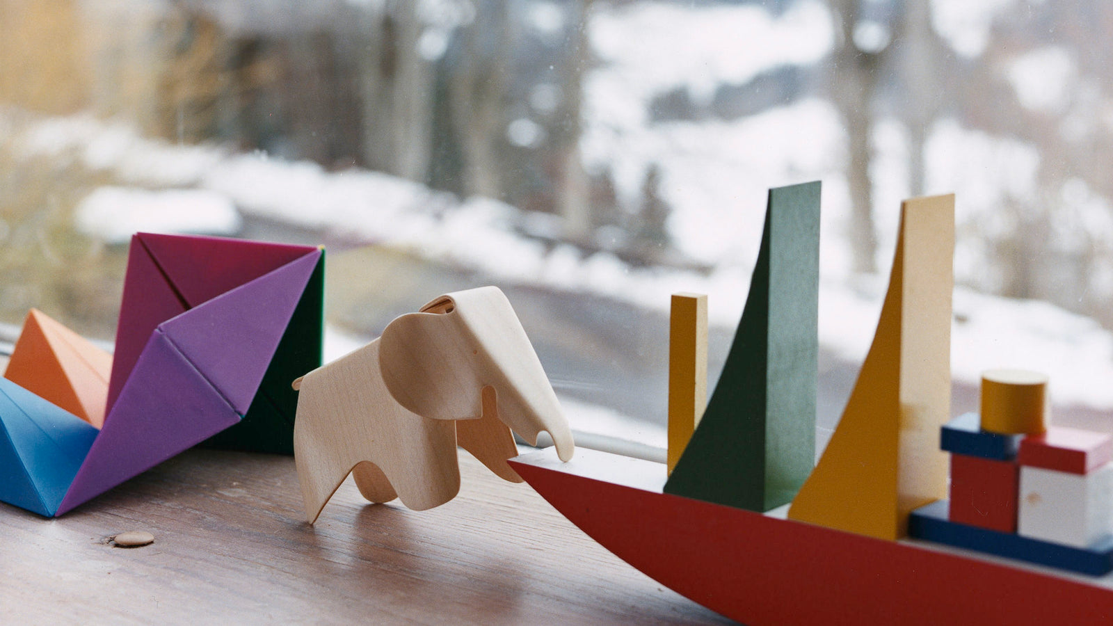 Miniature Eames Plywood Elephant by Vitra Art Vitra