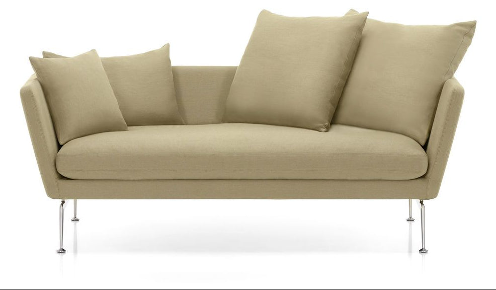 Suita Two-Seater Sofa With Pointed Back Cuhsions Sofa Vitra