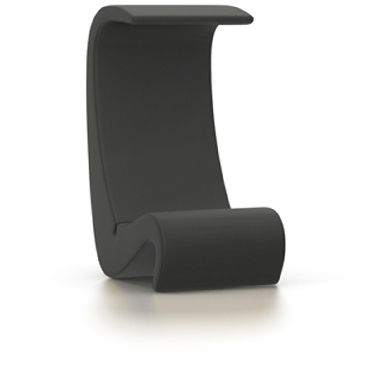 Amoebe Highback Chair lounge chair Vitra Volo - Dark Grey