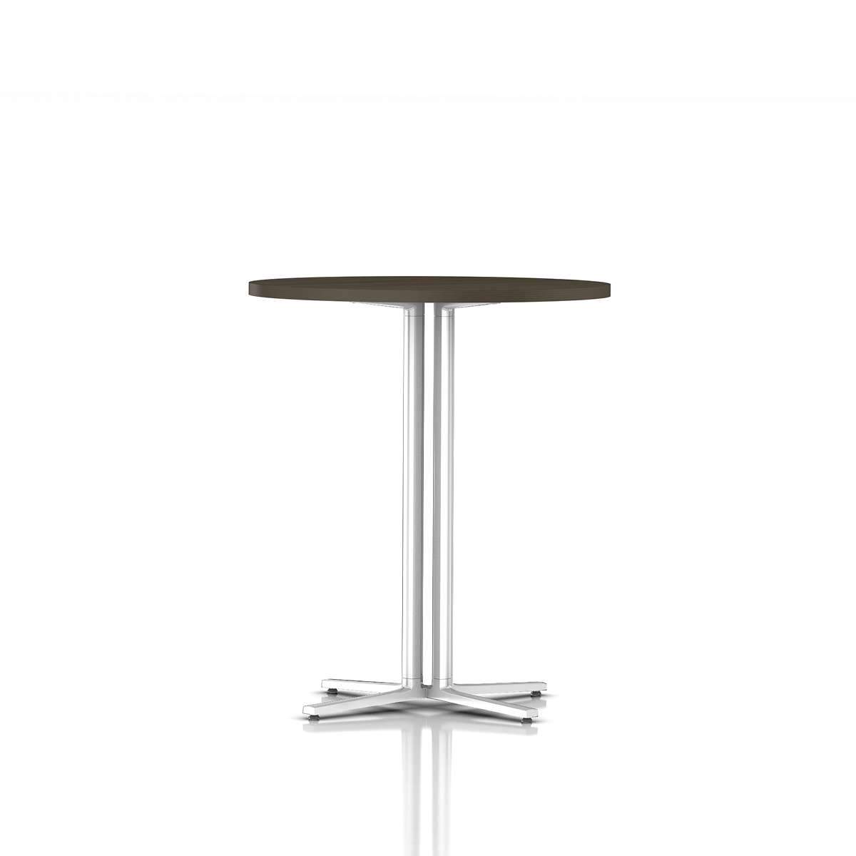 Everywhere Standing Height Table Dining Tables herman miller Walnut on Ash White