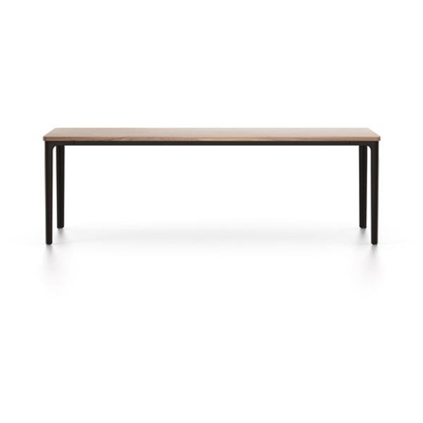 Plate Rectangular Table Coffee Tables Vitra 44.5"L x 16.25" W - Walnut top - chocolate base