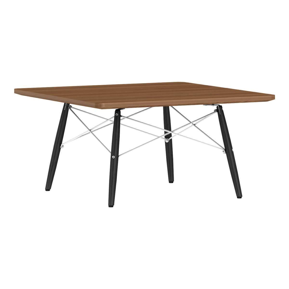 Eames Square Dowel Leg Coffee Table Coffee Tables herman miller Walnut Ebony +$30.00 Black