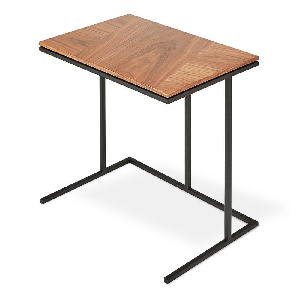 Tobias Network Table table Gus Modern Walnut & Black