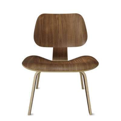 Eames Molded Plywood Dining Chair with Wood Base Side/Dining herman miller