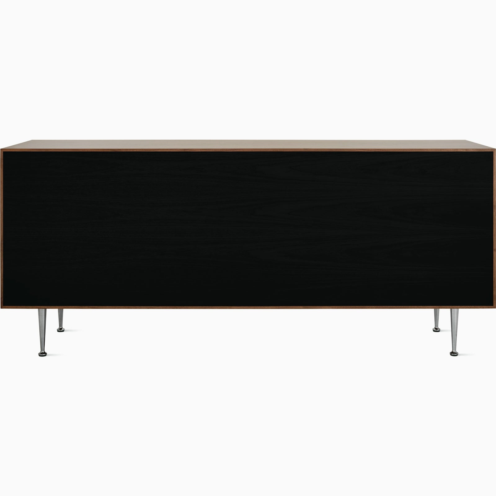 Nelson Thin Edge Double Dresser storage herman miller Silver Aluminum Alloy Pulls White Ash - Unfinished Matte Black Back +$305.15