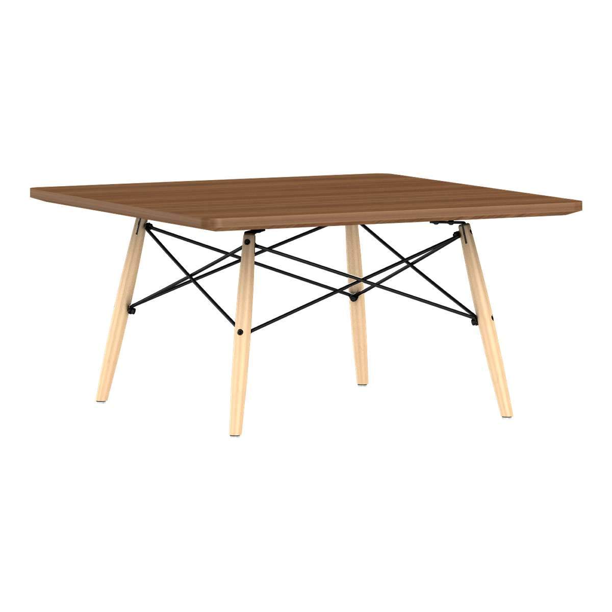 Eames Square Dowel Leg Coffee Table Coffee Tables herman miller Walnut Natural Maple Black