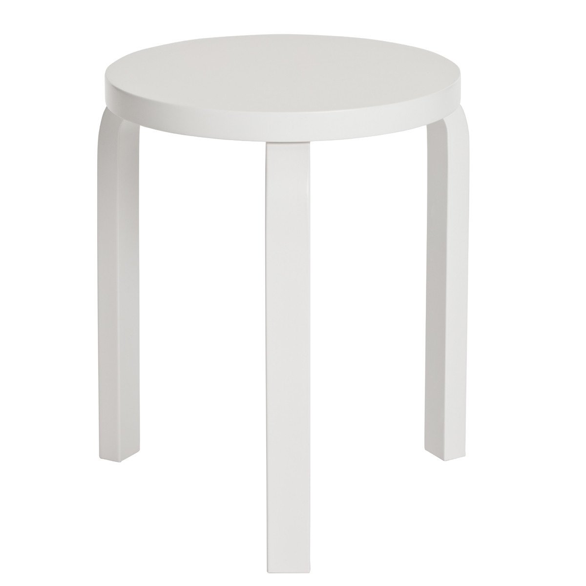 Stool 60 Stools Artek Lacquered All White +$40.00