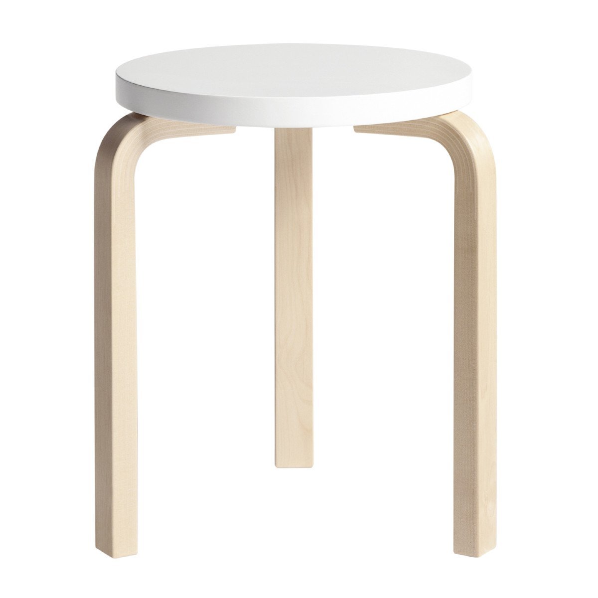 Stool 60 Stools Artek Lacquered White +$20.00