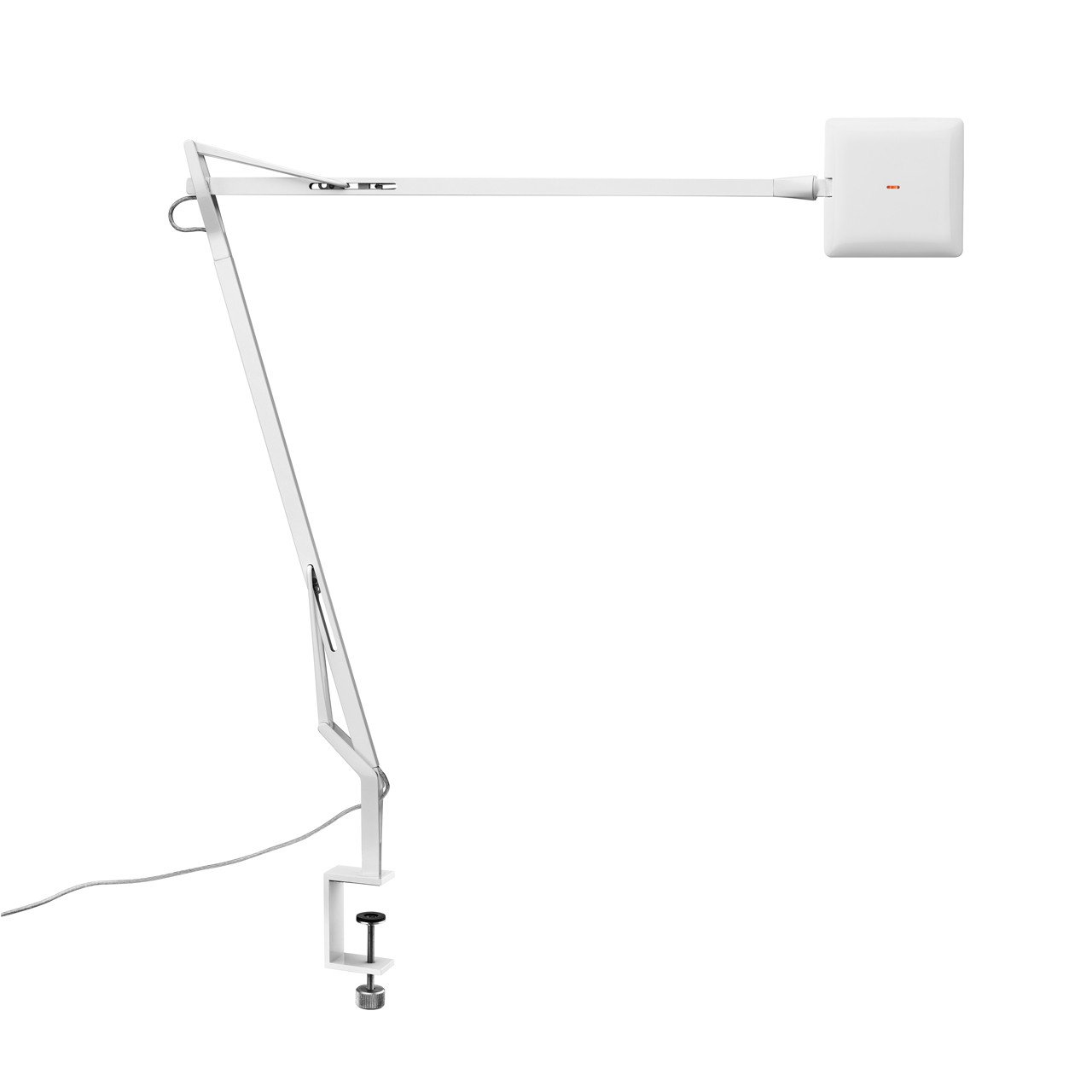 Kelvin Edge LED Table Lamp Table Lamps Flos White Clamp