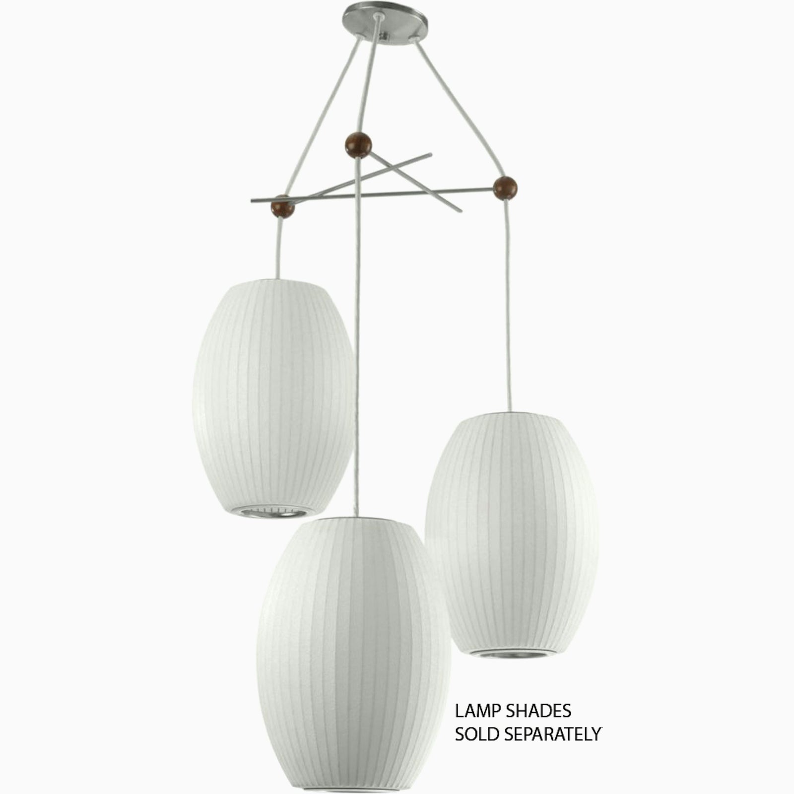 Nelson Triple Bubble Lamp Fixture suspension lamps herman miller