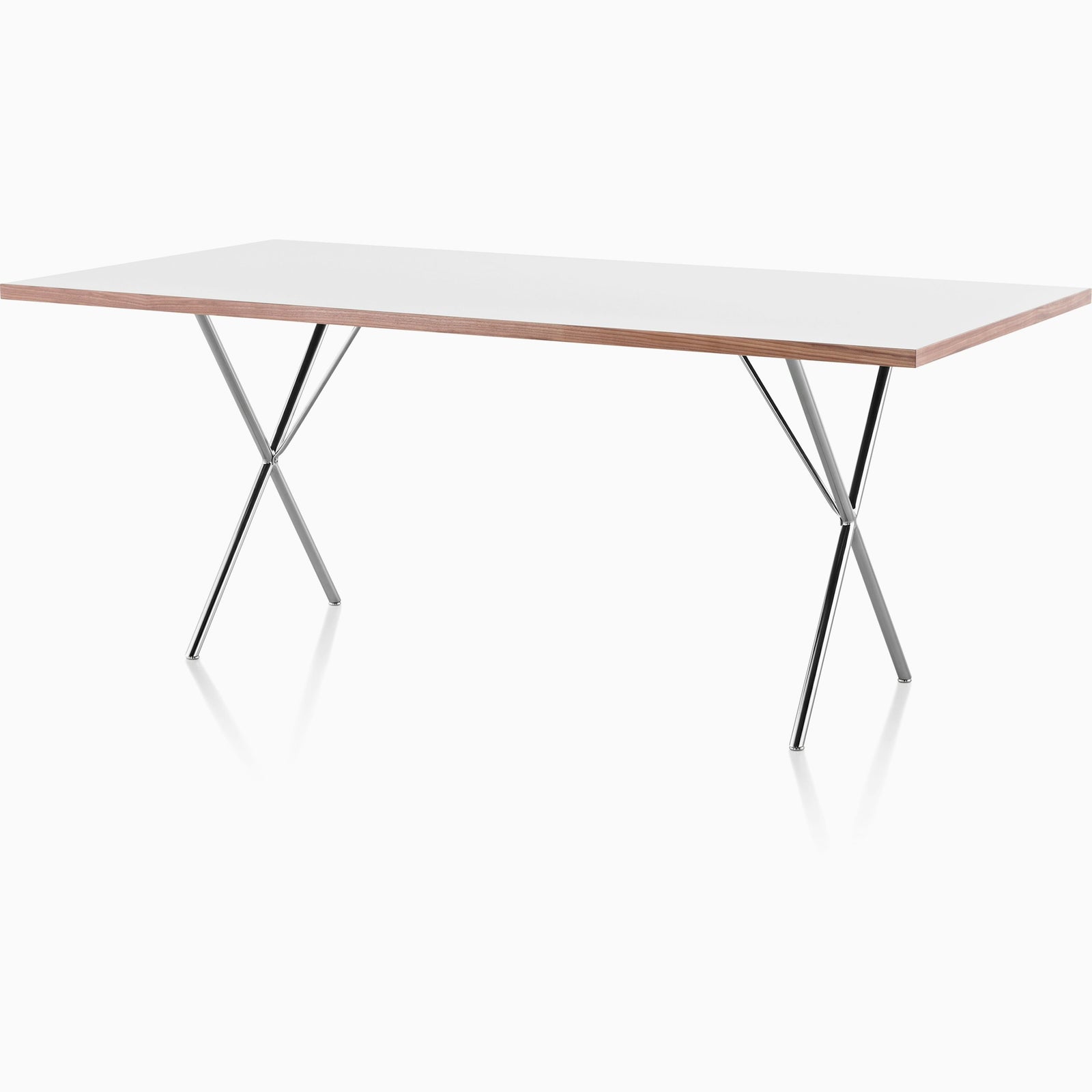 Nelson X-Leg Table with Laminate Top Dining Tables herman miller