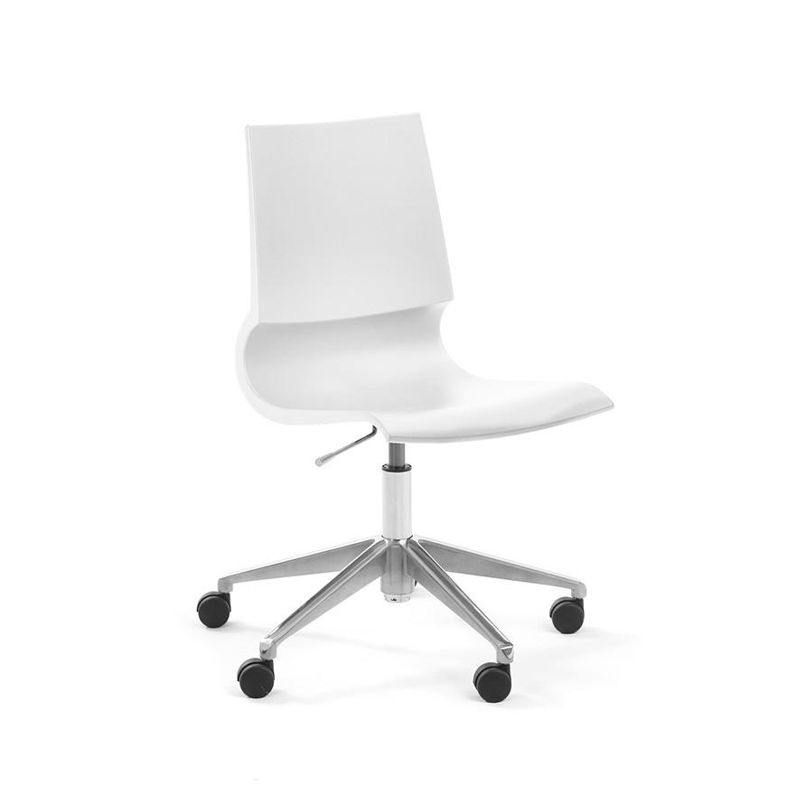 Gigi Swivel Chair task chair Knoll No Arms White