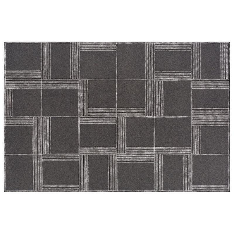 Oryza Rug Rug Gan White 6’7" x 9’2"