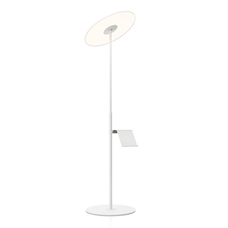 Circa LED Floor Lamp with Pedestal Floor Lamps Pablo White