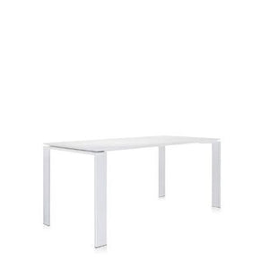 Four Table - Laminate Top Dining Tables Kartell Standard - 63" White Body/White Top 