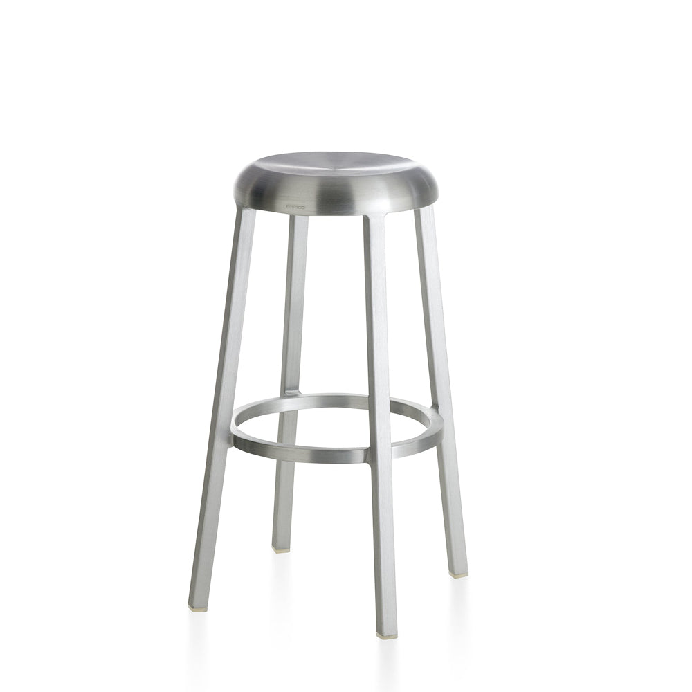 Za Stool Stools Emeco Bar Height Hand Brushed