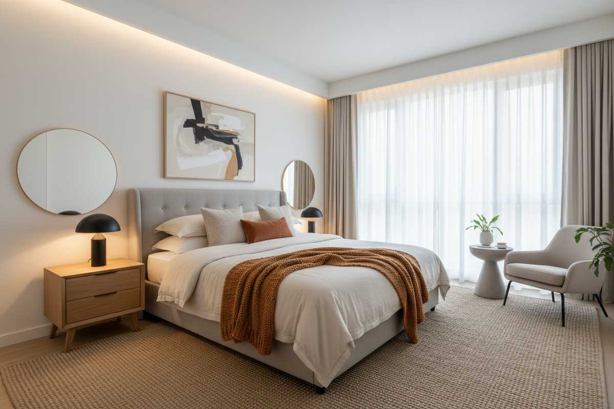 Modern bedroom furniture at CA Modern Home