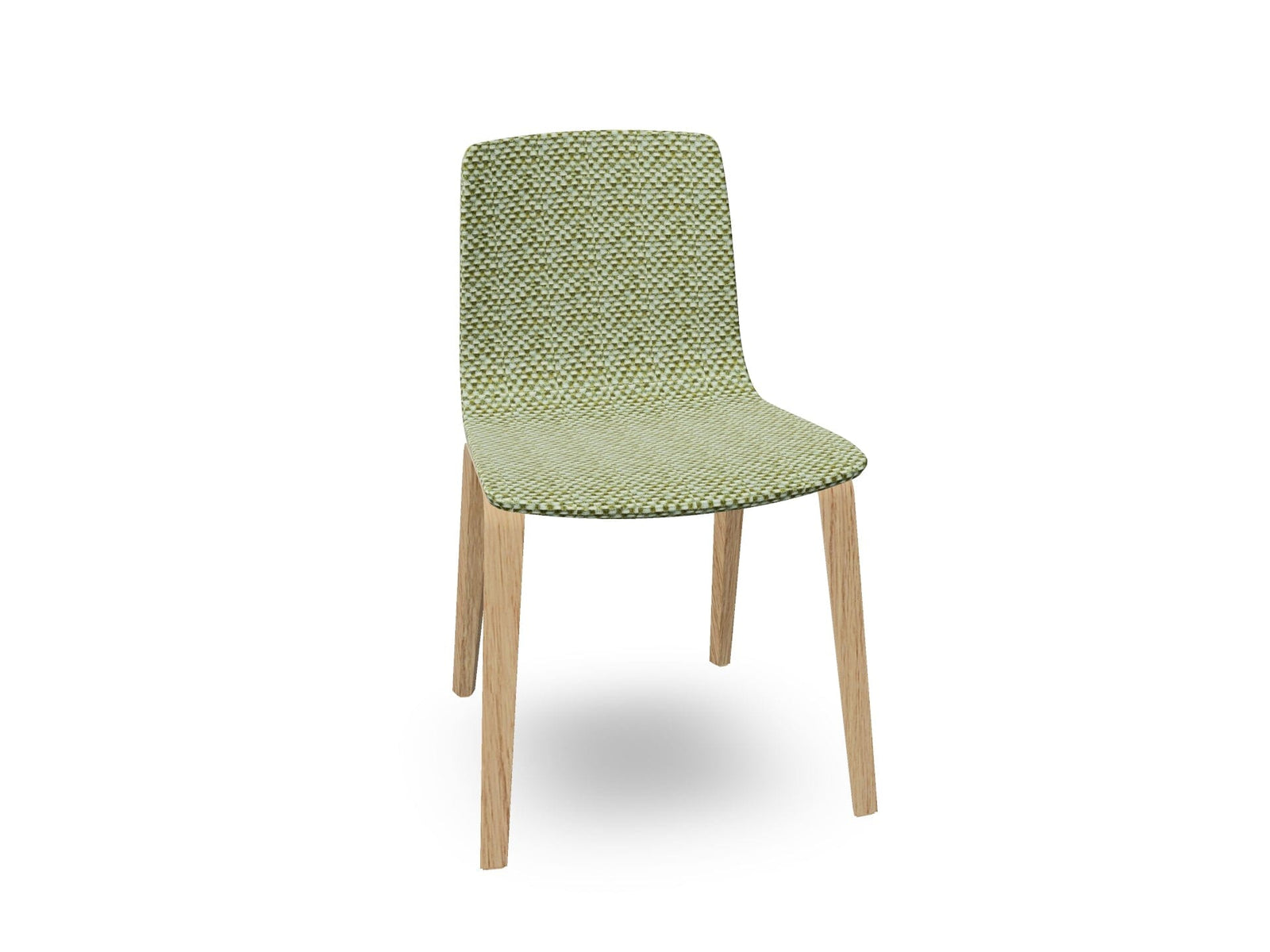 Aava 02-4 Wood Legs Chair With Fully Upholstered Chairs Arper 