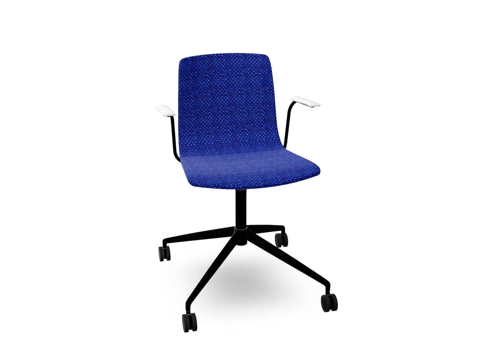 Aava 02 Fixed Trestle Base Chair With Fully Upholstered Chairs Arper 