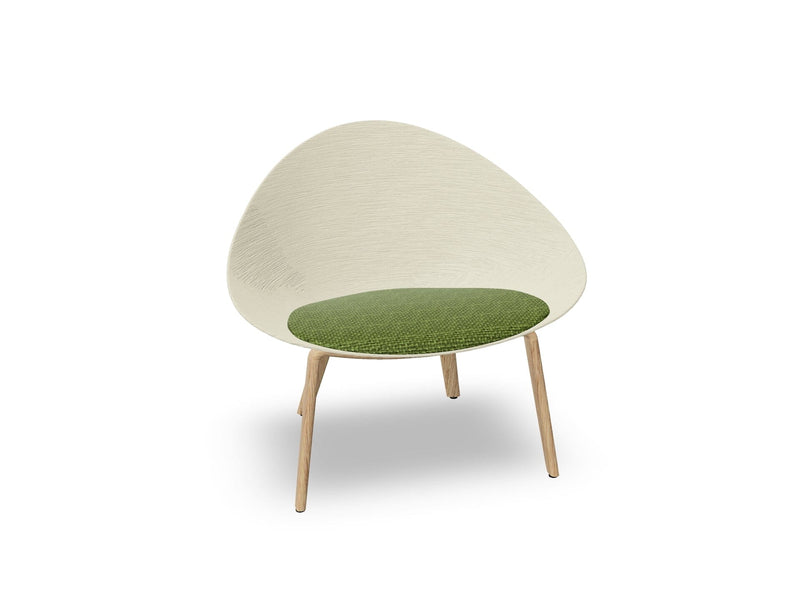 Adell 4 Leg Wood Lounge Chair lounge chair Arper 