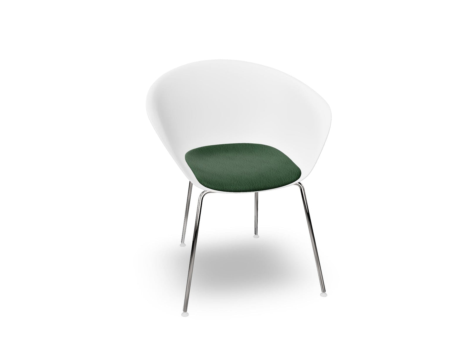 Duna 02 Four Leg Chair With Seat Cushion Chairs Arper 